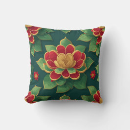 Reggae Lotus Blume Kissen