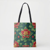 Reggae Lotus Blume Tasche (Vorderseite)