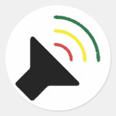 Reggae Loud Sticker (Vorderseite)
