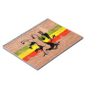 Reggae-Löwe Notizblock (Linke Seite)