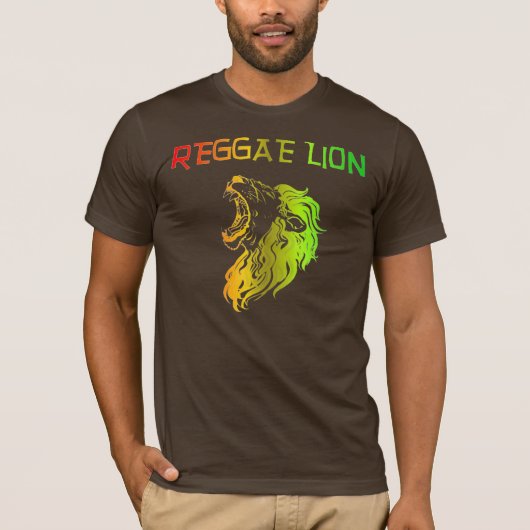 Reggae-Löwe T-Shirt (Vorderseite)