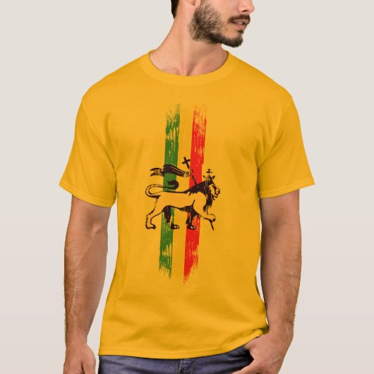 Reggae-Löwe T-Shirt (Vorderseite)