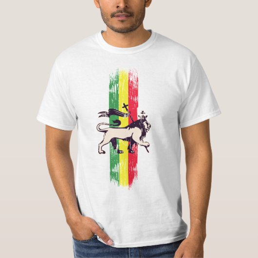 Reggae-Löwe T-Shirt (Vorderseite)