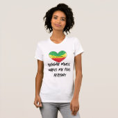 Reggae macht mich gut T-Shirt (Vorne ganz)
