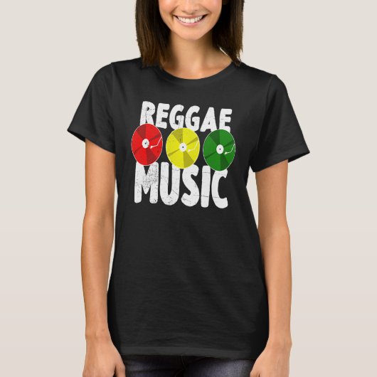 Reggae Men Women One Love Red Green Yellow Jamaica T-Shirt (Vorderseite)