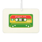Reggae-Mix-Kassettenkassette 80er Autolufterfrischer (Vorderseite)