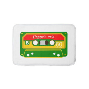 Reggae-Mix-Kassettenkassette 80er Badematte