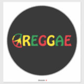 Reggae Music Aufkleber (Blatt)
