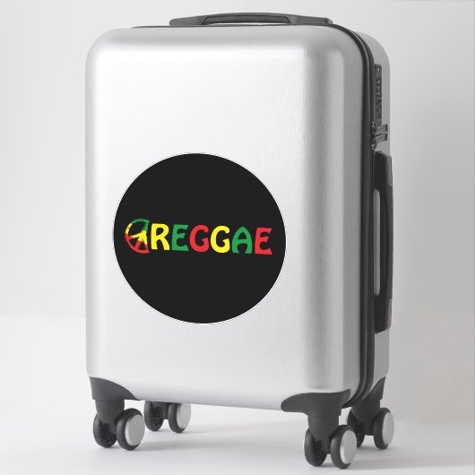 Reggae Music Aufkleber (Koffer)