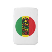 Reggae Music Design mit rastafari Stil und Farbe Badematte (Vorderseite Vertikal)
