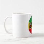 Reggae Music Design mit rastafari Stil und Farbe Kaffeetasse (Links)
