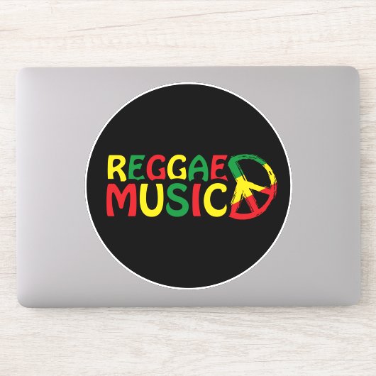 Reggae Music Design, Reggae Art Aufkleber (Computer)