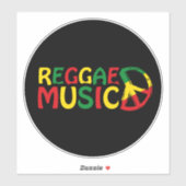 Reggae Music Design, Reggae Art Aufkleber (Blatt)