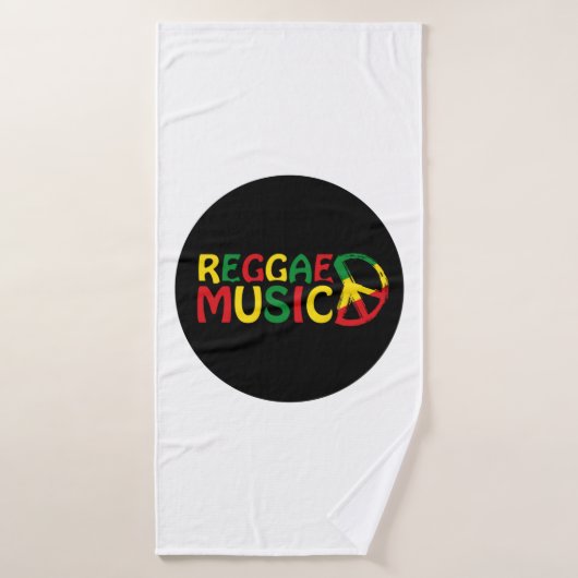 Reggae Music Design, Reggae Art Badehandtuch (Badehandtuch)