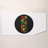 Reggae Music Design, Reggae Art Badehandtuch (Badehandtuch)