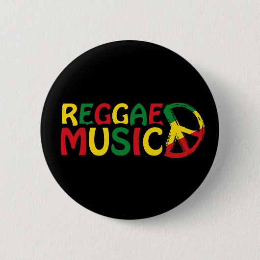 Reggae Music Design, Reggae Art Button (Vorderseite)