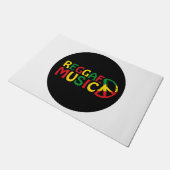 Reggae Music Design, Reggae Art Fußmatte (Schrägansicht)