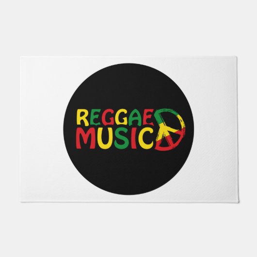 Reggae Music Design, Reggae Art Fußmatte (Vorderseite)