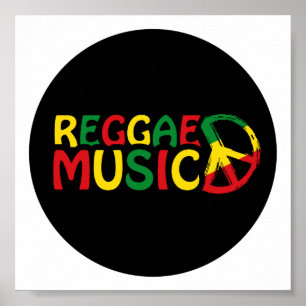 Reggae Music design, reggae art Poster