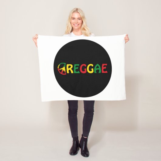 Reggae Music Fleecedecke (Beispiel)