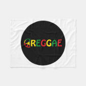 Reggae Music Fleecedecke (Vorderseite (Horizontal))
