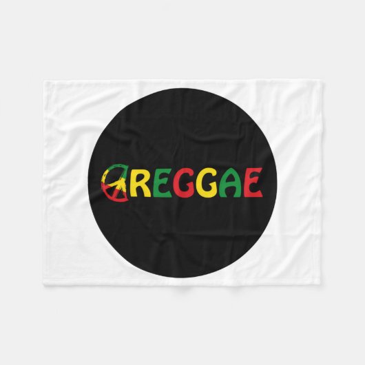 Reggae Music Fleecedecke (Vorderseite (Horizontal))