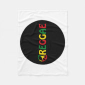 Reggae Music Fleecedecke (Vorderseite)