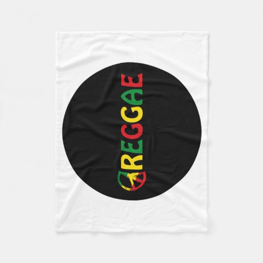 Reggae Music Fleecedecke (Vorderseite)