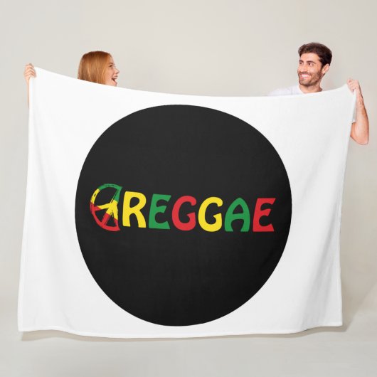 Reggae Music Fleecedecke (Beispiel)