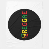 Reggae Music Fleecedecke (Vorderseite)