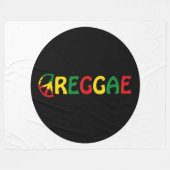 Reggae Music Fleecedecke (Vorderseite (Horizontal))