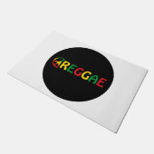 Reggae Music Fußmatte (Schrägansicht)