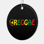 Reggae Music Keramik Ornament (Links)