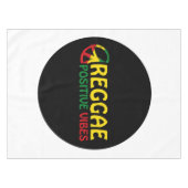 Reggae Music mit positivem Gesang und Reggae-Flagg Tischdecke (Vorderseite (Horizontal))