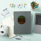 Reggae Music mit positiven Redewendungen Aufkleber (iPad Hülle)