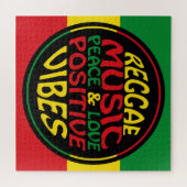 Reggae Music mit positiven Redewendungen und Zitat Puzzle (Horizontal)