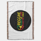 Reggae Music mit positiven Zitaten Decke (Vorderseite Vertikal)