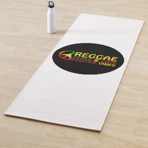 Reggae Music mit positiven Zitaten Yogamatte
