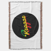 Reggae Music mit Reggae Flaggenfarben Decke (Vorderseite Vertikal)