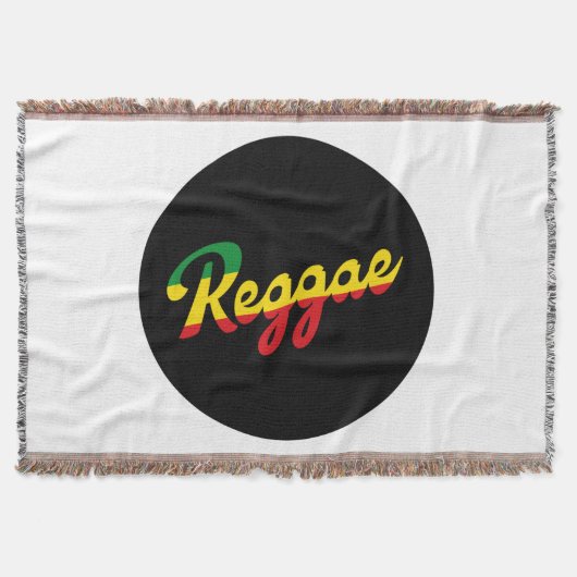 Reggae Music mit Reggae Flaggenfarben Decke (Vorderseite)