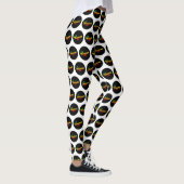 Reggae Music mit Reggae Flaggenfarben Leggings (Rechts)