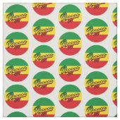 Reggae Music mit Reggae Flaggenfarben Stoff (Muster)