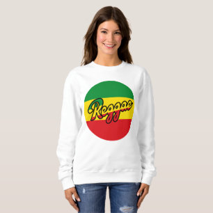 Reggae Music mit Reggae Flaggenfarben Sweatshirt