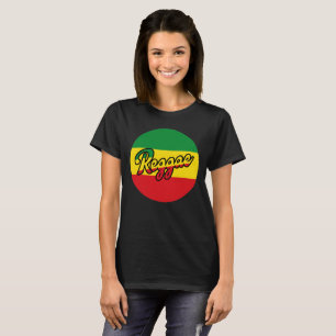 Reggae Music mit Reggae Flaggenfarben T-Shirt