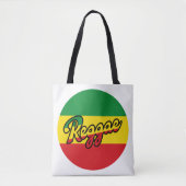 Reggae Music mit Reggae Flaggenfarben Tasche (Vorderseite)