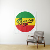Reggae Music mit Reggae Flaggenfarben Wandteppich (Beispiel)