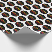 Reggae Music - model2b circle-black Geschenkpapier (Ecke)