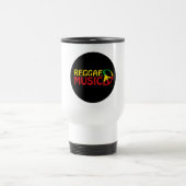 Reggae Music - model2b circle-black Reisebecher (Mittel)
