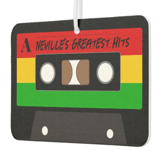 Reggae Music Musician Retro Cassette Tape Autolufterfrischer (Links)