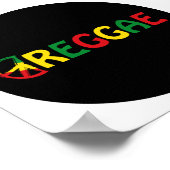 Reggae Music Poster (Ecke)